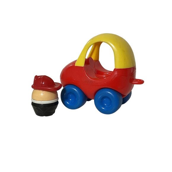 Little Tikes Cozy Coupe Toy Car With Fireman Figure - Picture 5 of 5